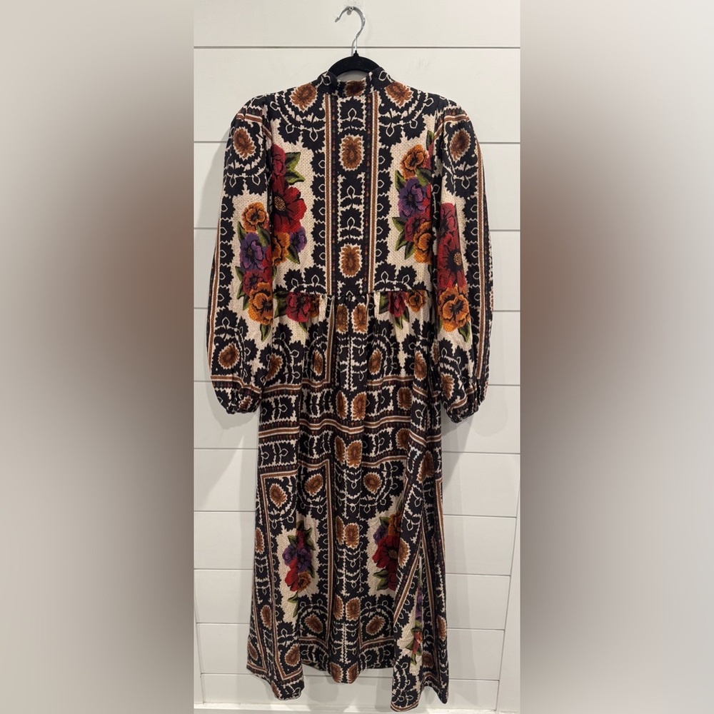 NWT Farm Rio flower tapestry maxi dress - Picture 11 of 11